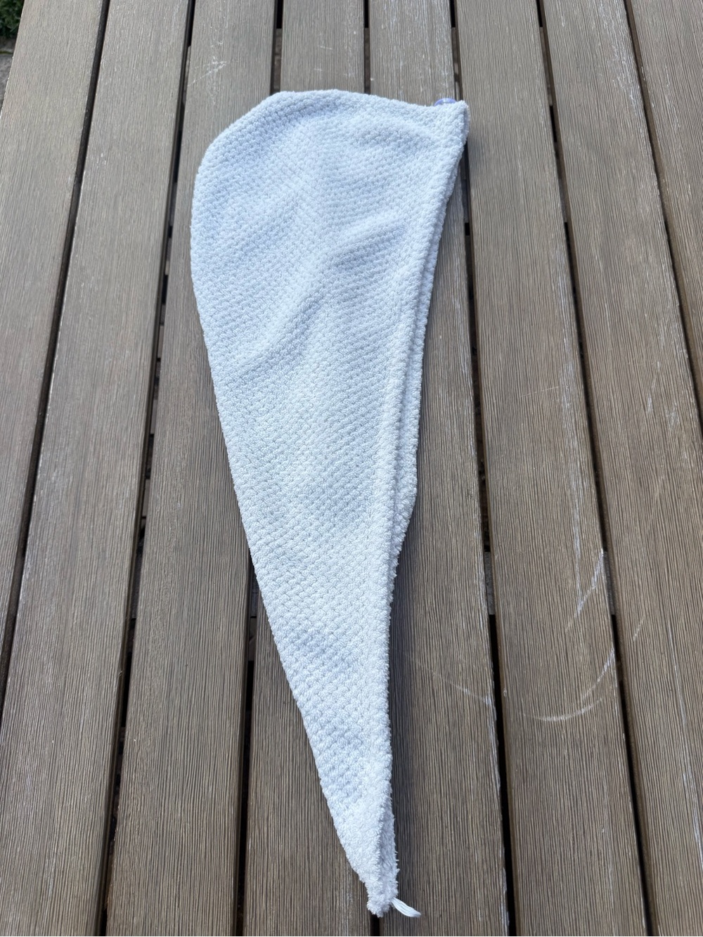 Hair Turban White Microfiber Quick Dry Hair Towel Wrap